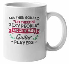 Make Your Mark Design Funny He Made Sexy Guitarists Musicians Ceramic Coffee &amp; T - £15.85 GBP+