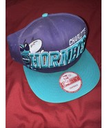Vintage Charlotte Hornets Snapback Cap NBA Classic Logo Hat 9Fifty Blue ... - $11.88