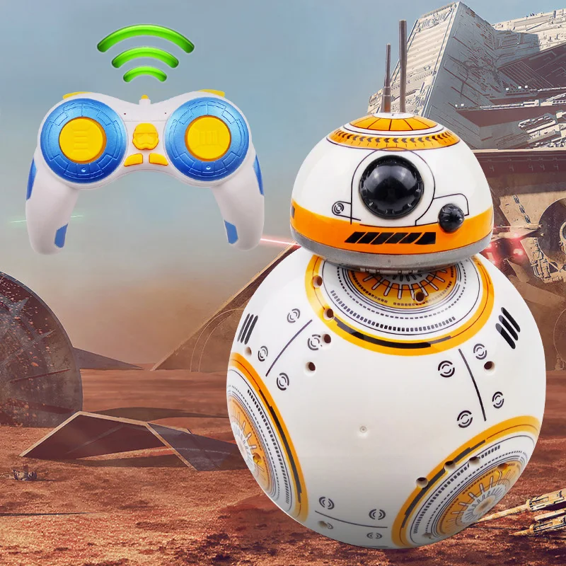 Intelligent RC Robots Remote Control 2.4G Action Figure Droid Ball With Sound RC - £36.97 GBP+