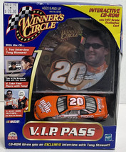 2001 Winners Circle-Tony Stewart #20-1/43 Interactive CD-ROM Vip Pass &amp; Diecast - £6.33 GBP