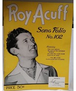 ROY ACUFF / ORIGINAL 1946 SONG FOLIO / SOUVENIR PROGRAM - VG CONDITION - £15.72 GBP