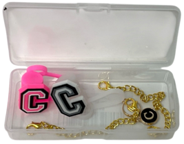 4 Pc. Straw Cover Caps & Letter Charms for Water Tumblers with Handle CAP-C image 2