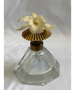 Vtg MCM Perfume Bottle White Orchid Floral Topped Unmarked Vanity Table ... - £23.91 GBP