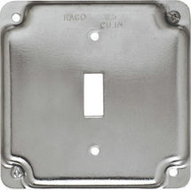Raco Square Steel 2 gang 4 in. H X 4 in. W Box Cover 800C - $6.95