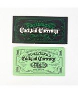 Vtg Continental Airlines Money Scrip Book &quot;Cocktail Currency&quot; 6 Drinks N... - $41.13 CAD