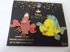 Disney Trading Pins Little Mermaid Flounder &amp; Sebastian - £14.62 GBP