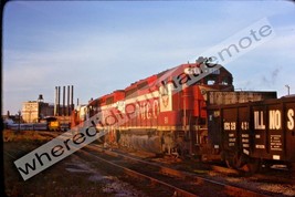 Orig. Slide Gulf Mobile and Ohio GM&amp;O 911 EMD SD40 South Joliet ILL 6-1977 - £11.53 GBP