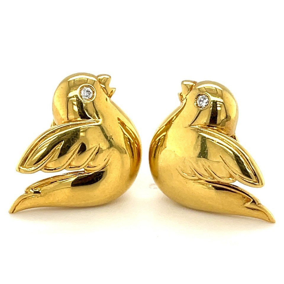 Authenticity Guarantee
Van Cleef & Arpels 18k Yellow Gold Vintage Dove Ear C... Item image 3