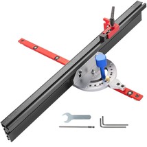 VEVOR Precision Miter Gauge, 18&quot; Aluminum Table Saw Miter Gauge w/ 60 Degree Ang - £112.33 GBP