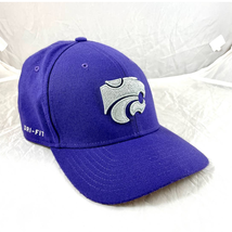 Nike Kansas State Wildcats DRI-FIT Purple Hat Sz L XL 100% Cotton - £16.26 GBP