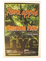 Fiona Apple &amp; Damien Rice Handbill Live Concert Poster - $8.99