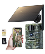 XTU Cellular Trail Camera 4G LTE - 2K Game Camera with Night Vision Moti... - £235.24 GBP