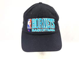 Vintage 90s Charlotte Hornets Champion Snapback Dad Hat Cap NBA Basketball Retro - £17.02 GBP