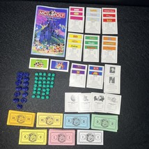 Monopoly Disney Edition Replacement Parts Cards Cottages Castles Money Manual - $7.13