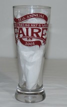 11th Annual San Carlos Art &amp; Wine Fair 11oz. Beer Glass - $4.90