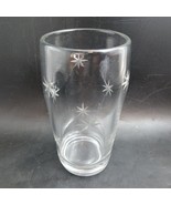 Cut Glass MCM Vintage Atomic Starburst Juice Tumbler Replacement Glass - $12.00