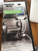 The Sharper Image Hold &amp; Charge Smartphone iPhone 4s, 5s, SE Flexible Ca... - £17.40 GBP