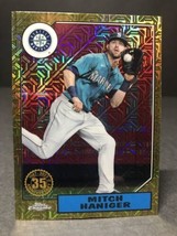 2022 Topps Series 2 MITCH HANIGER 1987 Chrome Mojo Silver Pack Seattle Mariners - £0.77 GBP