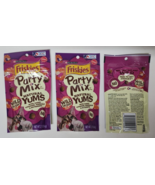 (3) Purina Friskies Party Mix Cat Treats, Natural Yums With Wild Shrimp ... - $19.79