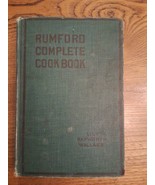 Rumford Complete Cookbook Copyright 1908  Lily Haxworth Wallace Hardcover - €17,48 EUR