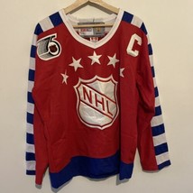 MENS 48 Wayne Gretzky ALL Star #99 NHL Captain Stitched Hockey Jersey Th... - £77.31 GBP
