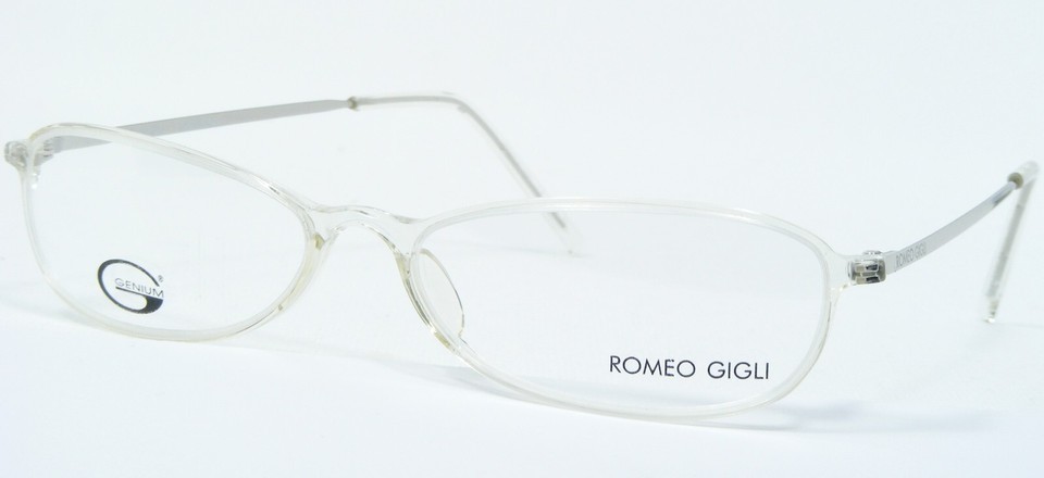 ROMEO GIGLI GENIUM RG31804 CLEAR TRANSPARENT EYEGLASSES RG318 51-15-135m... - $64.33