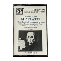 Alessandro Scarlatti Classical Music Cassette Tape Musical Heritage Society New - £7.33 GBP