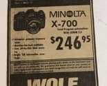 1980s Wolf Camera And Video Vintage Print Ad Advertisement pa16 - £7.11 GBP
