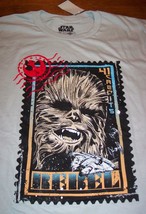 Star Wars Chewbacca Chewy Rebel T-Shirt Large New w/ Tag - £15.79 GBP