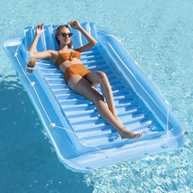 Inflatable Pool Floats Boat For Adults, Blow Up Tanning Pool Raft, 14+ Y... - $45.92