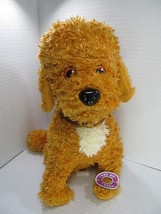 Disney Fancy Nancy Barking Frenchy Plush 11&quot; Brown Poodle Dog Realistic - £13.25 GBP