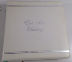 Vintage CR Gibson &quot;Our sons Wedding&quot; Photo Album With Refils good - £15.87 GBP