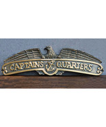 Nautical Marine Captains Quarters Eagle Sailor Anchor Aluminum Wall Deco... - $57.43 CAD
