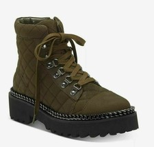 New Vince Camuto Women&#39;s Maissa Quilted Suede Lace-Up Boots Variety Size... - $82.16