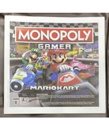 Monopoly Gamer Nintendo Mariokart Instruction Guide Manual Book Replacem... - £7.47 GBP