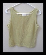 Christie &amp; Jill Gold Glitter Tank Top Size Small - €8,37 EUR