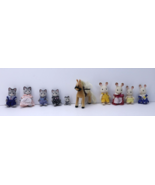 Calico Critters Sylvanian Families Kennelworth Fisher Cats Bunnies Pony ... - $70.39