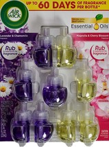 Air Wick Lavender Chamomile and Magnolia Cherry Blossom, 9 Scented Oil Bottle Re - £30.29 GBP