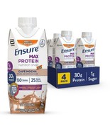 8 Bottles Ensure Max Protein*05/2025*Cafe Mocha Nutrition Shake 30g Prot... - $23.28 CAD