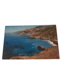 Postcard Rugged Shoreline Scenic State Highway No 1 Big Sur CA Chrome Unposted - £5.44 GBP