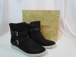 NIB American Rag Cie Warm Boots Faux Fur Lined 9 M Black Side Zipper - $37.04