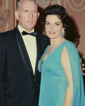 Jane Russell 1970s candid with football player husband Bob Waterfield 8x10 photo - $9.75