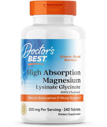 Doctor’S Best High Absorption Magnesium Glycinate Lysinate Supplement - ... - $38.24 CAD