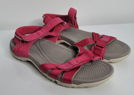 Earth Origins Womens 9 Wide Edgewater Ember Pink Sandals Shoes Adjustabl... - £19.57 GBP