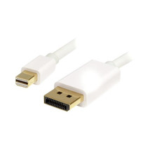 Startech.Com MDP2DPMM2MW 2M/6.6FT MINI-DP To Displayport V1.2 Cable; 4KX2K(3840X - £33.67 GBP