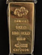 Gold Bar 1 KILO PAMP Suisse Fine Gold 999.9 In Sealed Assay - £54,087.33 GBP