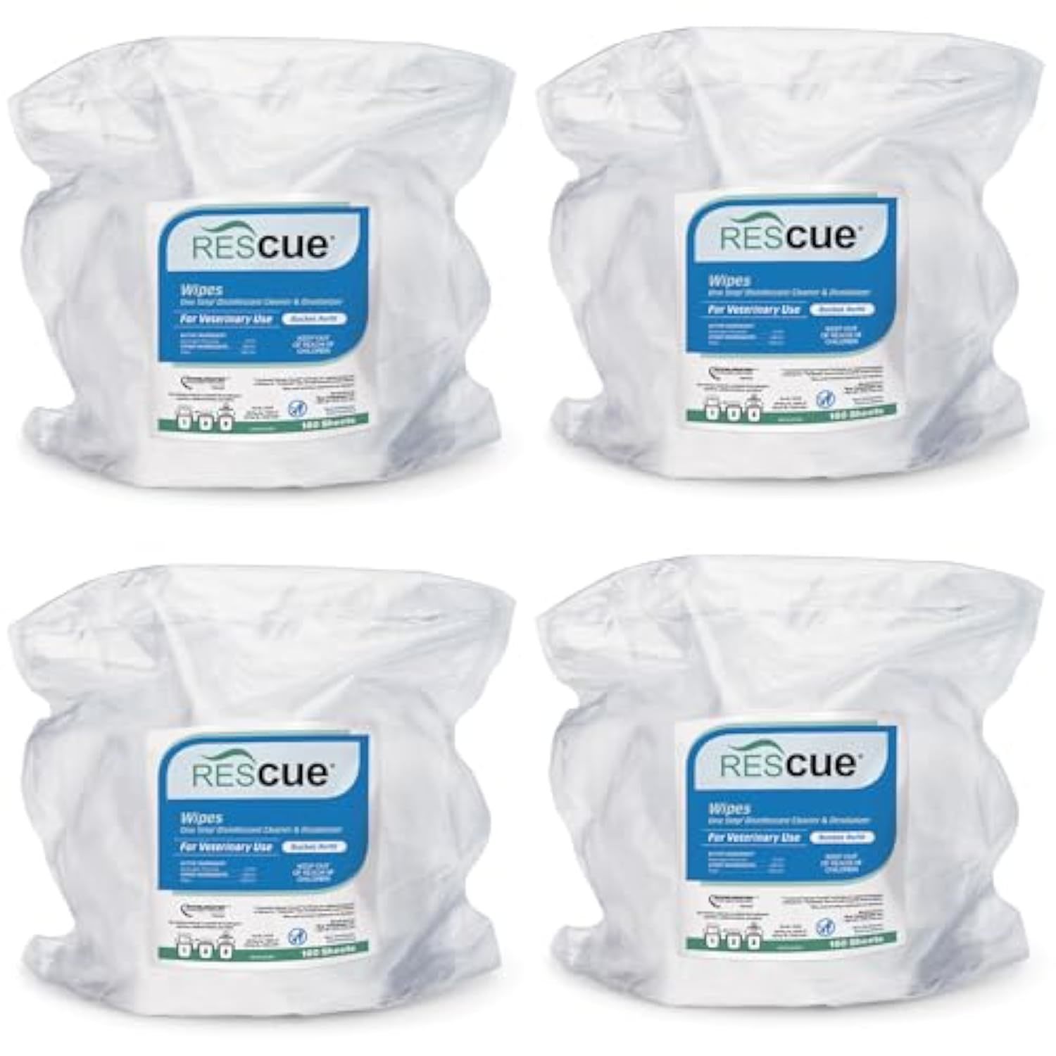 One-Step Disinfectant Cleaner & Deodorizer Wipes For Veterinary Use  For Kennels