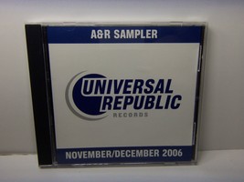 Cd A&amp;R Sampler NOV/DEC 2006 Universal Republic Records - £10.08 GBP