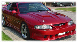 Ford Mustang 1994-98 Saleen S2k Urethane Complete kit 4pcs Body Kit Free Mesh - £564.26 GBP