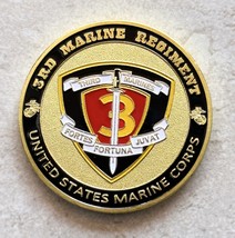 Us Marine Corps - 3rd Marine Regiment Challenge Coin - £11.31 GBP